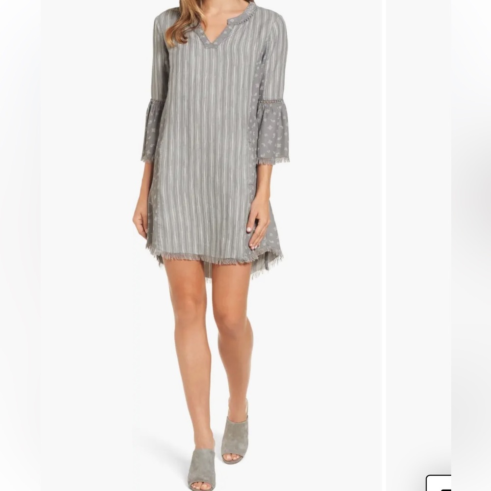 Billie T Bell Sleeve Shift Dress sz XL
